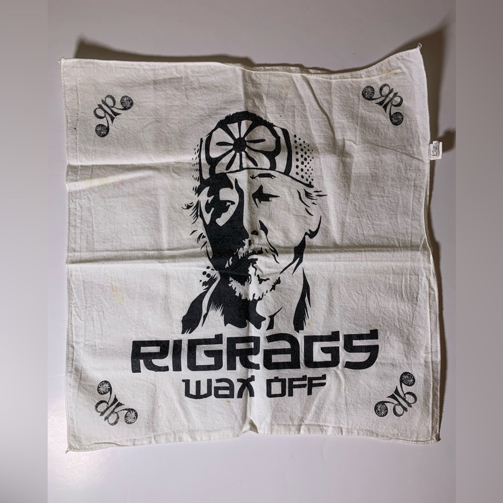 White Rigrags Wax Off rag